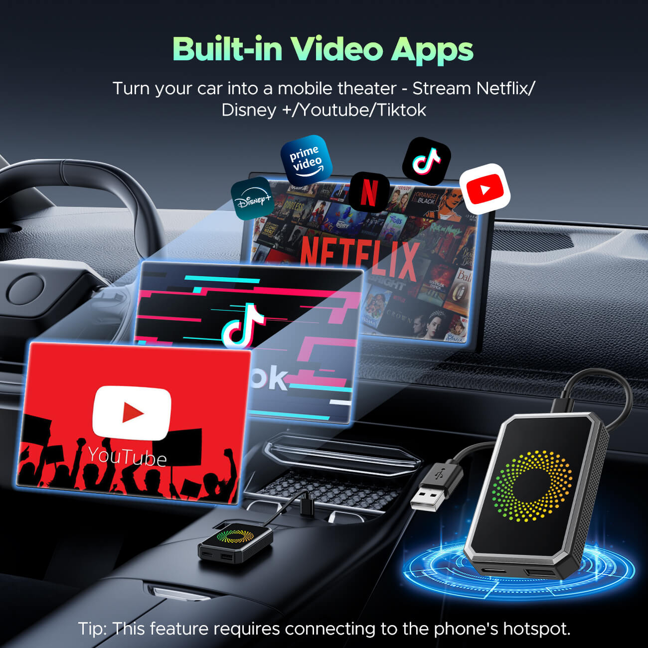 Caja de vídeo Carplay
